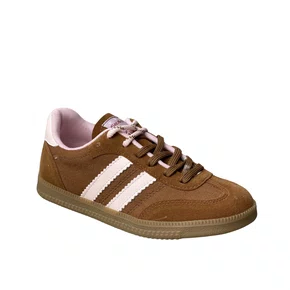 Tênis Mini Sua Cia Infantil Feminino Whisky Cadarço 