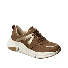 Tênis Modare Feminino Castanho Cadarço 