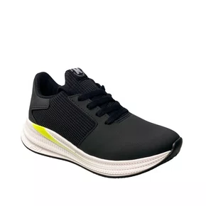 Tênis Molekinho Infantil Masculino Preto Cadarço 