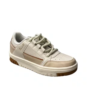 Tênis Ollie Feminino Bege Cadarço 