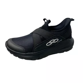 Tênis Olympikus Infantil Masculino Preto Stream Calce Fácil 