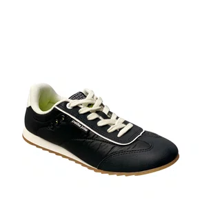 Tênis Petite Jolie Feminino Preto Cadarço 