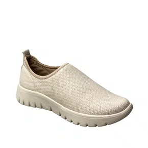 Tênis Piccadilly Feminino Off White Calce Fácil