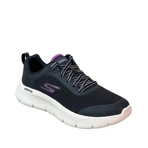 Tênis Skechers Feminino Preto Walk Flex Cadarço 