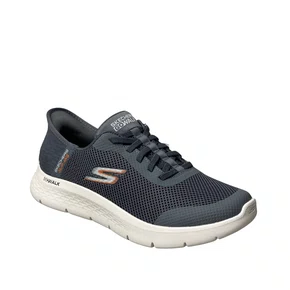 Tenis Skechers Masculino Go Walk Flex Hands Free Slip-ins Cinza