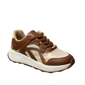 Tênis Vizzano Feminino Branco Off Cadarço 