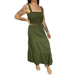 Vestido Facinelli Feminino Verde Militar 