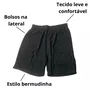 Bermuda Facinelli Feminina Preta
