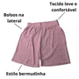 Bermuda Facinelli Feminina Rosa