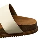 Birken Beira Rio Feminina Branco Off Ferragem Dourada