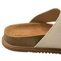 Birken Beira Rio Feminina Branco Off Ferragem Dourada