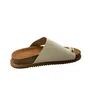 Birken Beira Rio Feminina Branco Off Ferragem Dourada