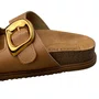 Birken Beira Rio Feminina Camel Fivela Dourada
