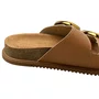 Birken Beira Rio Feminina Camel Fivela Dourada