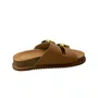 Birken Beira Rio Feminina Camel Fivela Dourada