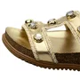 Birken Beira Rio Feminina Dourado