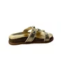 Birken Beira Rio Feminina Dourado