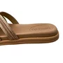 Birken Beira Rio Feminina Ouro Rosado Cravejado 