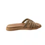Birken Beira Rio Feminina Ouro Rosado Cravejado 