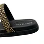 Birken Beira Rio Feminina Preto Dourado 