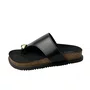 Birken Beira Rio Feminina Preto Ferragem Dourada 