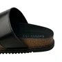 Birken Beira Rio Feminina Preto Ferragem Dourada 