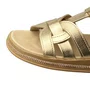 Birken Beira Rio Feminino Dourado 