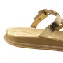 Birken Beira Rio Feminino Dourado 