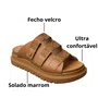 Birken Modare Feminino Camel Velcro Calce Fácil 