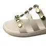 Birken Moleca Feminina Branco Off Ferragens Douradas 