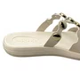 Birken Moleca Feminina Branco Off Ferragens Douradas 