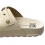 Birken Moleca Feminina Branco Off Ferragens Douradas 