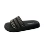 Birken Moleca Feminina Preta Tira Cravejada 