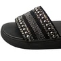 Birken Moleca Feminina Preta Tira Cravejada 