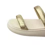 Birken Moleca Feminino Branco Dourado