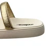 Birken Moleca Feminino Branco Dourado