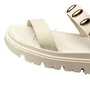 Birken Moleca Feminino Branco Off Ferragens Douradas 