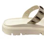 Birken Moleca Feminino Branco Off Ferragens Douradas 