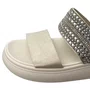 Birken Moleca Feminino Branco Off Tira Cravejada 