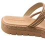 Birken Moleca Feminino Nude Dourado