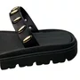Birken Moleca Feminino Preto Ferragens Douradas 
