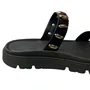 Birken Moleca Feminino Preto Ferragens Douradas 