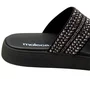 Birken Moleca Feminino Preto Tira Cravejada 