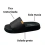 Birken Moleca Feminino Preto Tira Texturizada 