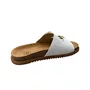 Birken Molekinha Feminina Infantil Branco Fivelas Douradas