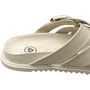 Birken Molekinha Feminina Infantil Branco Off Fivela Dourada