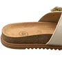 Birken Molekinha Feminina Infantil Branco Off Fivelas Douradas