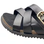 Birken Molekinha Feminina Infantil Preta Fivela Dourada