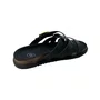 Birken Molekinha Feminina Infantil Preta Fivela Dourada