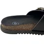 Birken Molekinha Feminina Infantil Preto Fivelas Douradas